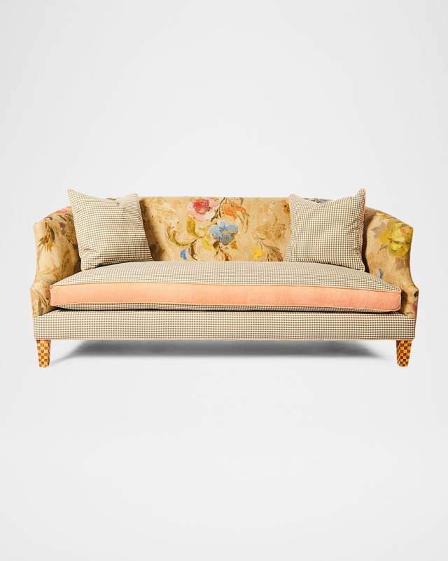 Field Study Floral & Gingham Sofa